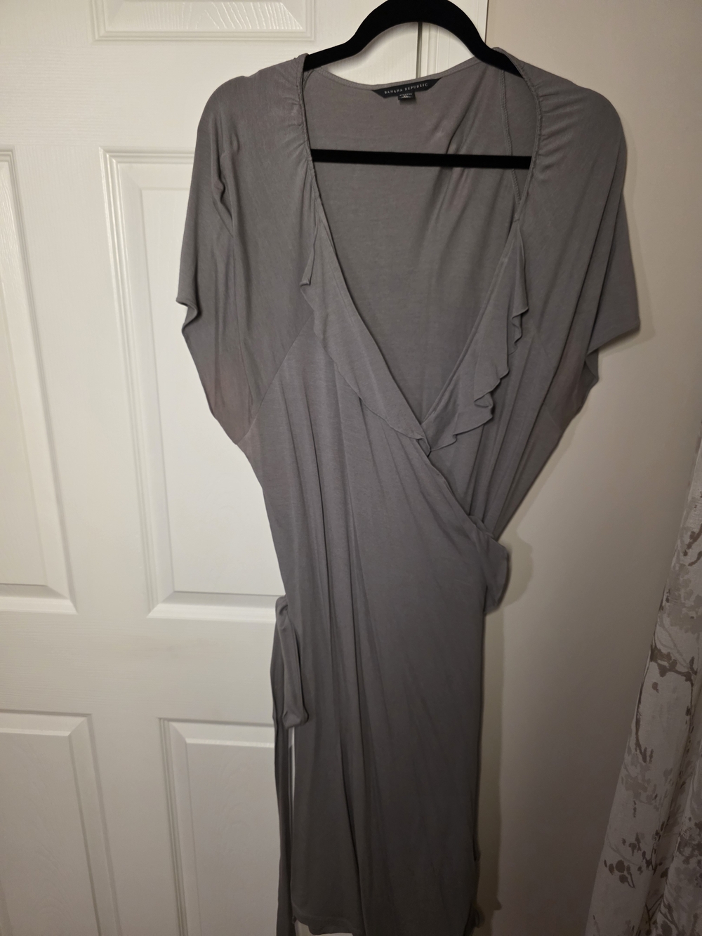 Banana Republic Gray Wrap Dress